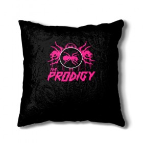 Подушка 3D с принтом The Prodigy в Тюмени, наволочка – 100% полиэстер, наполнитель – холлофайбер (легкий наполнитель, не вызывает аллергию). | состоит из подушки и наволочки. Наволочка на молнии, легко снимается для стирки | Тематика изображения на принте: prodigy | the | бигбит | брейкбит | дарование | кит флинт | максим реалити | продиджи | синтипанк | техно | чудо