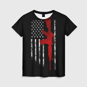 Женская футболка 3D с принтом American Patriot в Тюмени, 100% полиэфир ( синтетическое хлопкоподобное полотно) | прямой крой, круглый вырез горловины, длина до линии бедер | america | canada | city | donald | fortnite | la | lil | los angeles | moskow | msc | new york | ny | peep | pubg | russia | supreme | trasher | trupm | usa | америка | канада | лос анджелес | нью йорк