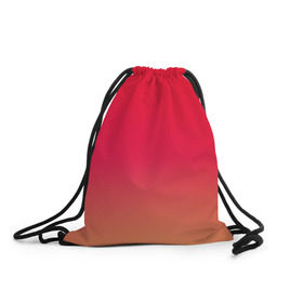 Рюкзак-мешок 3D с принтом Оранжевый градиент в Тюмени, 100% полиэстер | плотность ткани — 200 г/м2, размер — 35 х 45 см; лямки — толстые шнурки, застежка на шнуровке, без карманов и подкладки | 