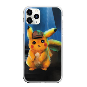 Чехол для iPhone 11 Pro Max матовый с принтом Detective Pikachu в Тюмени, Силикон |  | detective pikachu | pikachu | pokemon | детектив пикачу | пика | покемон