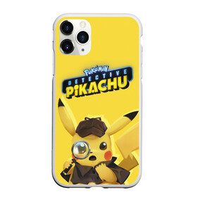 Чехол для iPhone 11 Pro Max матовый с принтом Детектив Пикачу в Тюмени, Силикон |  | detective pikachu | pikachu | pokemon | детектив пикачу | пика | покемон