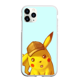 Чехол для iPhone 11 Pro матовый с принтом Пика? в Тюмени, Силикон |  | detective pikachu | pikachu | pokemon | детектив пикачу | пика | покемон