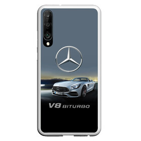 Чехол для Honor P30 с принтом V8 Biturbo в Тюмени, Силикон | Область печати: задняя сторона чехла, без боковых панелей | Тематика изображения на принте: amg | cool | design | mercedes | mercedes benz | motorsport | power | prestige | race | sport car | status | автоспорт | гонка | дизайн | круто | мерседес | мощь | престиж | спорткар | статус