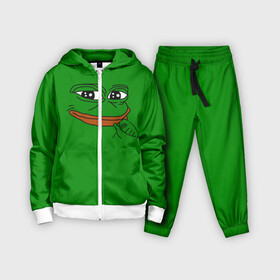 Детский костюм 3D с принтом Pepe в Тюмени,  |  | bad | dab | frog | good | kek | make pepe great again | pepe | sad | sad frog | vote for pepe | кек | лягушка | мем | мемы | пепе | со смыслом | фрог