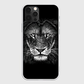 Чехол для iPhone 12 Pro Max с принтом Lion Art в Тюмени, Силикон |  | акварель | арт | белый | взгляд | грива | дикий | живопись | зверь | искусство | король | кот | лев | львица | мазки | мощь | прайд | саванна | сила | царь | черный | шрам