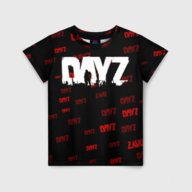 Детская футболка 3D с принтом DAYZ в Тюмени, 100% гипоаллергенный полиэфир | прямой крой, круглый вырез горловины, длина до линии бедер, чуть спущенное плечо, ткань немного тянется | Тематика изображения на принте: arma 2. | dayz | dayz 2 | dayz standalone | игра dayz