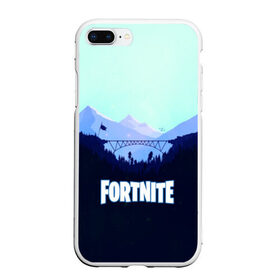 Чехол для iPhone 7Plus/8 Plus матовый с принтом Fortnite в Тюмени, Силикон | Область печати: задняя сторона чехла, без боковых панелей | battle royale | fortnite | fortnite battle royale | futuresynth | game | outrun | retrowave | synth | synthwave | игры | ретровейв | синтвейв | фортнайт