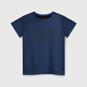 Детская футболка хлопок с принтом DIRTY DOZEN (The Prodigy) в Тюмени, 100% хлопок | круглый вырез горловины, полуприлегающий силуэт, длина до линии бедер | dirty dozen | keith flint | the prodigy | кинт флинт | клубная музыка | продиджи