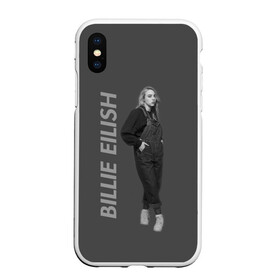 Чехол для iPhone XS Max матовый с принтом Billie Eilish в Тюмени, Силикон | Область печати: задняя сторона чехла, без боковых панелей | bilie | billi | billie | eilish | eillish | elish | ellish | eyes | ocean | pop music | айлиш | алиш | били | билли | музыка | певица | поп | эйлиш | элиш