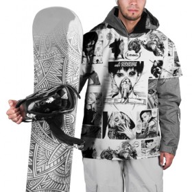 Накидка на куртку 3D с принтом Токийский гуль в Тюмени, 100% полиэстер |  | Тематика изображения на принте: tokyo ghoul | аниме | гули | гуль | кен канеки | манга | монстры | токийский гуль | токио гуль | ужасы