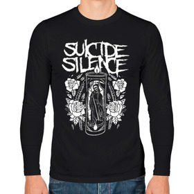 Мужской лонгслив хлопок с принтом Suicide Silence в Тюмени, 100% хлопок |  | metal | suicide silence | грув метал | группы | дэткор | метал | музыка | ню метал | рок