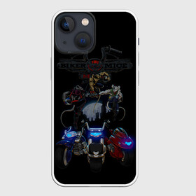 Чехол для iPhone 13 mini с принтом Мыши рокеры с марса   байкеры в Тюмени,  |  | art | art8max | biker mice | from mars | games | modo | throttle | vinnie | аксель | арт | винни | дроссель | игра | модо | мотоциклы | мультсериал | мыши байкеры | мыши рокеры | рисунок | с марса