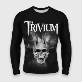 Мужской рашгард 3D с принтом Trivium в Тюмени,  |  | trivium | грув метал | группы | метал | музыка | рок | тривиум | трэш метал | хеви метал