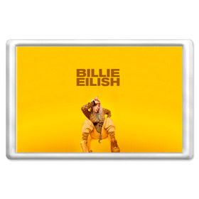 Магнит 45*70 с принтом Billie Eilish в Тюмени, Пластик | Размер: 78*52 мм; Размер печати: 70*45 | ailish | billi | billie eilish | bury a friend | copycat | crown | dont smile at me | lovely | music | my boy | party favor | pop | били | билли айлиш | музыка | певица | поп | эйлиш