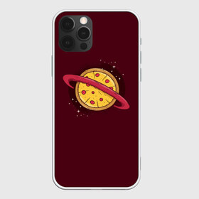 Чехол для iPhone 12 Pro Max с принтом Планета Пицца в Тюмени, Силикон |  | pizza | космос | пицца | планета | планеты | сатурн