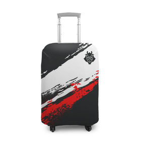 Чехол для чемодана 3D с принтом cs:go - G2 eSports (The Form 2 в Тюмени, 86% полиэфир, 14% спандекс | двустороннее нанесение принта, прорези для ручек и колес | 0x000000123 | csgo | esports | g2 | gamers2 | г2 | ксго