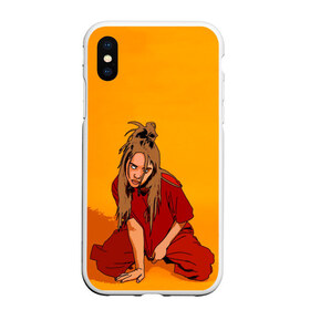 Чехол для iPhone XS Max матовый с принтом Billie Eilish в Тюмени, Силикон | Область печати: задняя сторона чехла, без боковых панелей | ailish | billi | billie eilish | bury a friend | copycat | crown | dont smile at me | lovely | music | my boy | party favor | pop | били | билли айлиш | музыка | певица | поп | эйлиш