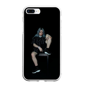 Чехол для iPhone 7Plus/8 Plus матовый с принтом Billie Eilish в Тюмени, Силикон | Область печати: задняя сторона чехла, без боковых панелей | ailish | billi | billie eilish | bury a friend | copycat | crown | dont smile at me | lovely | music | my boy | party favor | pop | били | билли айлиш | музыка | певица | поп | эйлиш