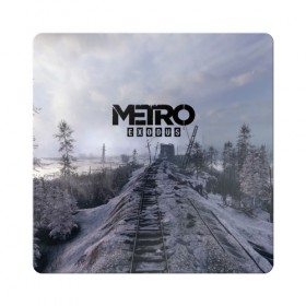 Магнит виниловый Квадрат с принтом Metro Exodus в Тюмени, полимерный материал с магнитным слоем | размер 9*9 см, закругленные углы | 2035 | exodus | metro | metro exodus | metro: exodus | stalker | stalker 2 | survival horror | арт | артём | исход | метро | метро исход | метро:исход | припять | сталкер