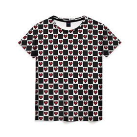 Женская футболка 3D с принтом Френдзона в Тюмени, 100% полиэфир ( синтетическое хлопкоподобное полотно) | прямой крой, круглый вырез горловины, длина до линии бедер | бойчик | группа | музыка | мультяшка | песни | подростки | поп панк | сердце | френдзона