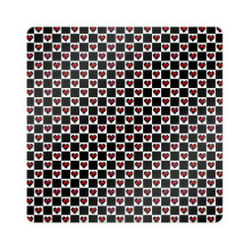 Магнит виниловый Квадрат с принтом Френдзона в Тюмени, полимерный материал с магнитным слоем | размер 9*9 см, закругленные углы | бойчик | группа | музыка | мультяшка | песни | подростки | поп панк | сердце | френдзона