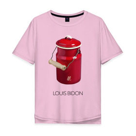 Мужская футболка хлопок Oversize с принтом Louis Bidon в Тюмени, 100% хлопок | свободный крой, круглый ворот, “спинка” длиннее передней части | антитренд | луи витон
