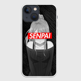 Чехол для iPhone 13 mini с принтом Anime Senpai Girl в Тюмени,  |  | ahegao | anime | manga | sempai | senpai | аниме | ахегао | манга | семпай | сенпай