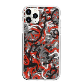 Чехол для iPhone 11 Pro матовый с принтом Сколопендры в Тюмени, Силикон |  | Тематика изображения на принте: камуфляж | красный | лапки | милитари | многоножка | насекомые | орнжевый | паттрен | серый | сороконожка | узор