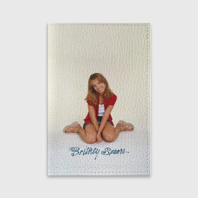 Обложка для паспорта матовая кожа с принтом Oldschool Britney в Тюмени, натуральная матовая кожа | размер 19,3 х 13,7 см; прозрачные пластиковые крепления | Тематика изображения на принте: britney | britneyspears | glitch | icon | jean | pop | princess | spears | usa | бритни | бритниспирс | глич | джин | поп | работа | спирс | сша
