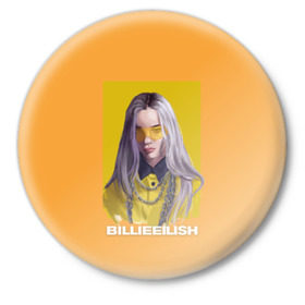 Значок с принтом Billie Eilish в Тюмени,  металл | круглая форма, металлическая застежка в виде булавки | at | billie | don’t | eilish | electronic | eyes | me | music | ocean | pirate | smile | synthpop | usa | айлиш | билли | музыка | пайрэт | синти поп | сша | электронная | электропоп