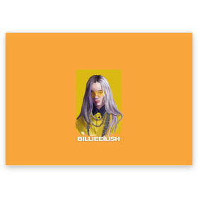 Поздравительная открытка с принтом Billie Eilish в Тюмени, 100% бумага | плотность бумаги 280 г/м2, матовая, на обратной стороне линовка и место для марки
 | at | billie | don’t | eilish | electronic | eyes | me | music | ocean | pirate | smile | synthpop | usa | айлиш | билли | музыка | пайрэт | синти поп | сша | электронная | электропоп