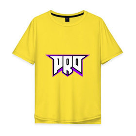 Мужская футболка хлопок Oversize с принтом pro100 в Тюмени, 100% хлопок | свободный крой, круглый ворот, “спинка” длиннее передней части | Тематика изображения на принте: 