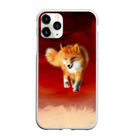 Чехол для iPhone 11 Pro матовый с принтом Огненная Лиса в Тюмени, Силикон |  | fire fox | firefox | fox | fox say | ylvis   the fox | главное фыр | кицунэ | лиза | лиса | лисичка | мемасики | мемы | огонь | фыр фыр | хитрая лиса | я хочу фырфыр