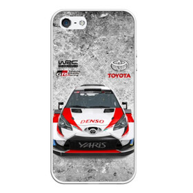 Чехол для iPhone 5/5S матовый с принтом WRC Toyota в Тюмени, Силикон | Область печати: задняя сторона чехла, без боковых панелей | auto | car | championship | race | rally | toyota | world | wrc | авто | гонки | машина | ралли | трасса | трек | чемпионат