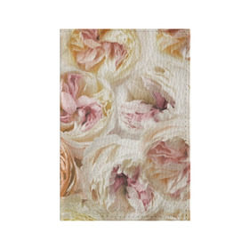 Обложка для паспорта матовая кожа с принтом Нежные Пионы в Тюмени, натуральная матовая кожа | размер 19,3 х 13,7 см; прозрачные пластиковые крепления | букет | красивый | милый | пион | роза | розовый | розочка | свадебный | флористика | цветок | цветы