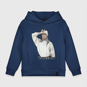 Детское худи Oversize хлопок с принтом Billie Eilish в Тюмени, френч-терри — 70% хлопок, 30% полиэстер. Мягкий теплый начес внутри —100% хлопок | боковые карманы, эластичные манжеты и нижняя кромка, капюшон на магнитной кнопке | ailish | billi | billie eilish | bury a friend | copycat | crown | dont smile at me | lovely | music | my boy | party favor | pop | били | билли айлиш | музыка | певица | поп | эйлиш