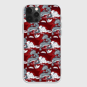 Чехол для iPhone 12 Pro Max с принтом Драконы в Тюмени, Силикон |  | animals | asia | background | china | dragons | drawing | fashion | fire | illustration | orna | pattern | picture | predators | red | style | symbol | азия | графика | грива | драконы | животные | иллюстрация | картинка | китай | красный | мода | огонь |