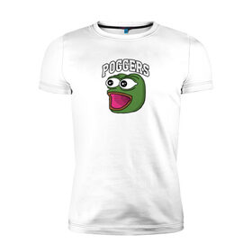 Мужская футболка премиум с принтом Pepe в Тюмени, 92% хлопок, 8% лайкра | приталенный силуэт, круглый вырез ворота, длина до линии бедра, короткий рукав | bad | dab | frog | good | kek | make pepe great again | pepe | sad | sad frog | vote for pepe | кек | лягушка | мем | мемы | пепе | со смыслом | фрог