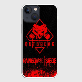 Чехол для iPhone 13 mini с принтом RAINBOW SIX SIEGE OUTBREAK в Тюмени,  |  | game | outbreak | rainbow six | rainbow six siege | игра