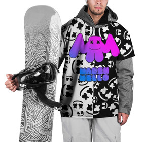 Накидка на куртку 3D с принтом Marshmello в Тюмени, 100% полиэстер |  | Тематика изображения на принте: dj | fortnite | marshmello | music | дж | зефир | маршмелоу | музыка | форнайт | фортнайт