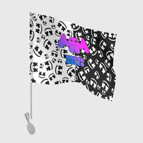 Флаг для автомобиля с принтом Marshmello в Тюмени, 100% полиэстер | Размер: 30*21 см | dj | fortnite | marshmello | music | дж | зефир | маршмелоу | музыка | форнайт | фортнайт