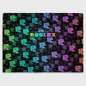 Плед 3D с принтом Roblox в Тюмени, 100% полиэстер | закругленные углы, все края обработаны. Ткань не мнется и не растягивается | roblox   массовая многопользовательская онлайн игра