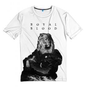 Мужская футболка 3D с принтом Royal Blood в Тюмени, 100% полиэфир | прямой крой, круглый вырез горловины, длина до линии бедер | Тематика изображения на принте: rock | royal blood | royalblood | бена тетчер | группы | майк керр | музыка | рок | роял блад