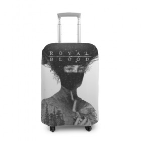 Чехол для чемодана 3D с принтом Royal Blood в Тюмени, 86% полиэфир, 14% спандекс | двустороннее нанесение принта, прорези для ручек и колес | rock | royal blood | royalblood | бена тетчер | группы | майк керр | музыка | рок | роял блад