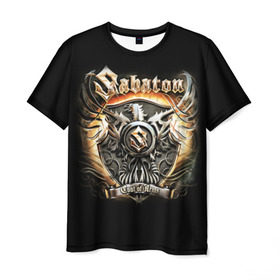 Мужская футболка 3D с принтом Sabaton в Тюмени, 100% полиэфир | прямой крой, круглый вырез горловины, длина до линии бедер | heavy metal | metal | sabaton | группы | метал | музыка | пауэр метал | рок | сабатон | хэви метал
