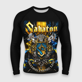 Мужской рашгард 3D с принтом Sabaton в Тюмени,  |  | heavy metal | metal | sabaton | группы | метал | музыка | пауэр метал | рок | сабатон | хэви метал