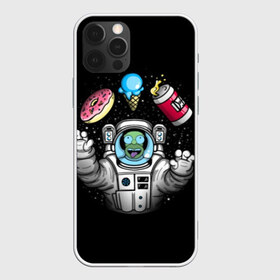 Чехол для iPhone 12 Pro Max с принтом Гомер в космосе в Тюмени, Силикон |  | Тематика изображения на принте: bart | homer | lisa | simpsons | space | барт | гомер | космос | пончик | симпсоны