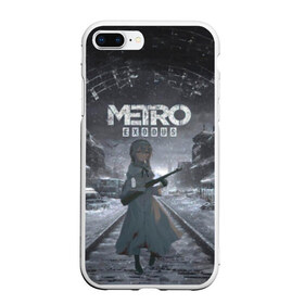 Чехол для iPhone 7Plus/8 Plus матовый с принтом Metro Exodus Аниме в Тюмени, Силикон | Область печати: задняя сторона чехла, без боковых панелей | 2034 | metro | metro 2033 | аниме | аниме девушка | аниме сталкер | девушка | девушка сталкер | игра | игры | метро | метро 2033 | метро 2034 | метро аниме | метро эксодус | москва | сталкер