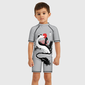Детский купальный костюм 3D с принтом Тихиро гладит Хаку в Тюмени, Полиэстер 85%, Спандекс 15% | застежка на молнии на спине | Тематика изображения на принте: аниме | безликий | сэн и таинственное исчезновение тихиро | унесённые призраками | хаку | хаяо миядзаки