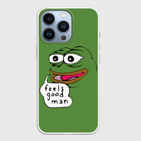 Чехол для iPhone 13 Pro с принтом Feels Good Man в Тюмени,  |  | pepe | pepe frog | зеленая лягушка | лягушка | пепе